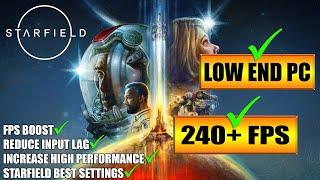  Starfield: Low End Pc increase performance / FPS with any setup! Best Settings 2023