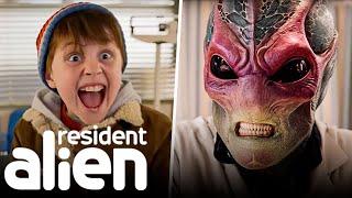 Harry and Max: Frenemy Timeline | Resident Alien | SYFY