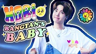 hobi being bangtan’s baby (happy birthday j-hope!)