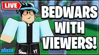 LIVE Roblox Bedwars CUSTOMS For Kits!