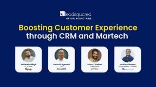Webinar: Boosting Customer Experience through CRM and MarTech