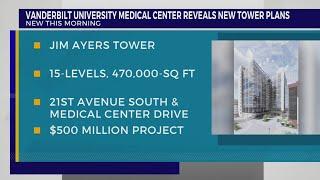 Vanderbilt University Medical Center reveals new tower plans