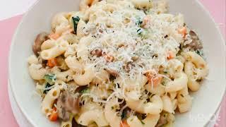 No meat is necessary, still yum! MACARONI PASTA RECIPE