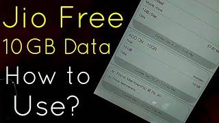 Jio Free 10GB Add-On Data ko Kaise istemal kare? | Hindi - हिंदी