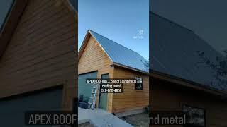 This roof just got it's metal armor on!!