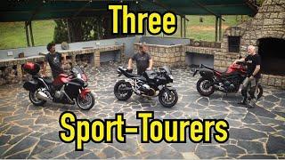 Three Sports Tourers – VFR1200 vs R1200S vs MT-09 Tracer