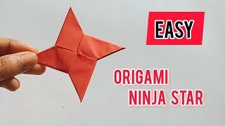 How to make - Origami Paper ( Ninja Star ) SHURIKEN / Easy paper crafts #trending #origami #craft