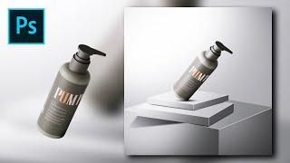 Create Product vishulation Design in Photoshop |  #Photoshop  #editing #7hawkgraphic #pump