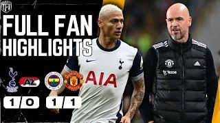 DISASTER! United FLOP! Fenerbahce 1-1 Manchester United Highlights! Tottenham 1-0 AZ Alkmaar