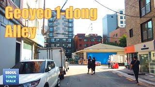 【4K】Walk Seoul Korea - 서울 거여동(1동) 골목 걷기┃Geoyeo-dong(1-dong) Alley [송파구2┃Songpa-gu2] 2(2)-25