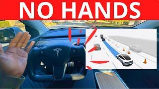 NEW UPDATE! Tesla Finally Allows HANDS FREE Self-Driving...