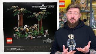 POŚCIG NA ŚCIGACZU PRZEZ ENDOR  LEGO STAR WARS 75353 RECENZJA