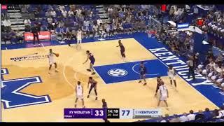 Travis Perry Sinks the Three! Kentucky Wildcats Exhibition Game Highlights