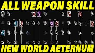 BEST SKILL TREE FOR EVERY WEAPON IN NEW WORLD! New World Aeternum ALL Weapons Guide