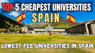 Top 5 Cheapest Universities in Spain for International Students | Mahi Vlogs #studentvisa #mahivlogs