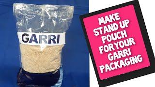 Make stand up pouch for your garri packaging