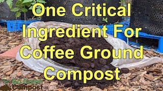 Don't Forget This Critical Ingredient When Composting With Coffee Grounds