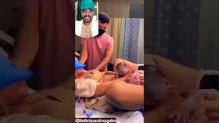 mother painful delivery newborn twins baby! pain can't explain #shorts #trending #viral #hospital