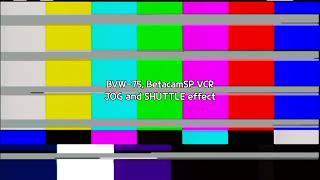 [BetacamSP] BVW-75 VCR, JOG and SHUTTLE effect