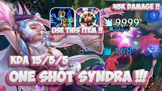 1 SHOT SYNDRA !! LATE GAME MASSIVE DAMAGE SPIRIT BLOSSOM SYNDRA GAMEPLAY // WILD RIFT (BUILD+RUNES)