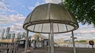 LONDON, Deptford to Rotherhithe London Thames Path Walking Tour 4K