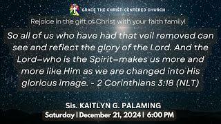 Grace The Christ-Centered Church Simbang Gabi December 21, 2024