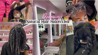 FIRST TIME TRYING WASH N' GO ON 4C HAIR AT THE BEST NATURAL HAIR SALON IN NIGERIA | Totally Worth It