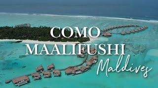 COMO MAALIFUSHI (MALDIVES 4K) ️ Full Tour and Review 2021 (4K Drone shots of the resort)