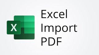 Excel Import PDF Using Get & Transform Query PDF Connection