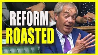 Nigel Farage ROASTED in PMQs