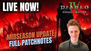 MIDSEASON PATCH & XMAS EVENT LIVE TODAY - Diablo 4