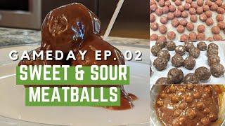 Easy Tangy Sweet and Sour Meatballs | Gameday Appetizers Episode 02