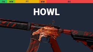 M4A4 Howl - Skin Float And Wear Preview