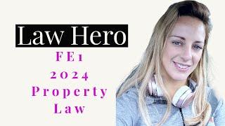 FE1 PROPERTY LAW 2024