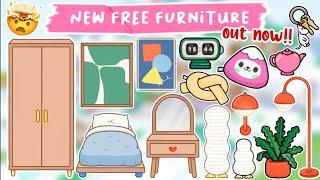 Toca Life World : NEW FREE FURNITURE OUT NOW | TOCA BOCA UPDATE