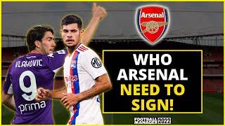 FM22 Arsenal Sim! Why Arsenal NEED Dusan Vlahovic & Bruno Guimaraes | Arsenal Transfer News