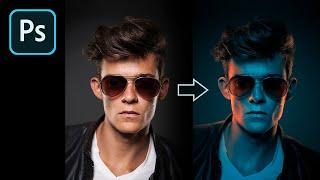 How to Fake Color-Gel Lighting in Photoshop!