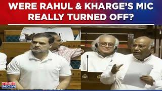 Rahul Gandhi's Mic Mute Charge Amplifies Politics, Were Rahul & Kharge's Mic Really 'Turned Off'?