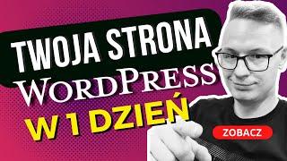 Kurs WordPress Online.  [Strona Na WordPress Podstawy, Tutorial 2023]