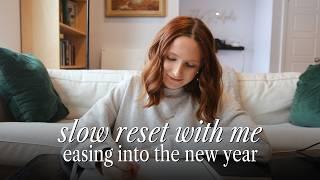 slow reset with me | easing into the new year