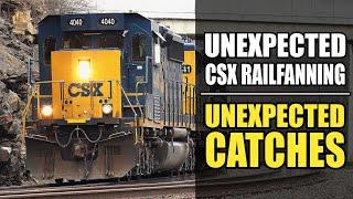 A Day of Unexpected CSX Railfanning - Unexpected Catches