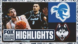 Seton Hall Pirates vs. UConn Huskies Highlights | FOX College Hoops