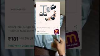 tummy trimmer exercise machine #ytshorts #shorts #meesho #unboxing