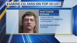 Sabine County convicted murderer now on Texas Top 10 Most Wanted Fugitives