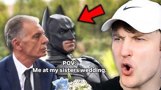 Dressing as Batman to a Wedding