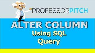 Alter Column Data Type in SQL