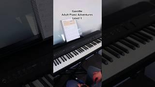 Gavotte - Adult Piano Adventures Level 1 #piano #pianoadventures #gavotte