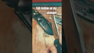 full review on my channel Hinderer emmett fixed blade #edc #knife #shedknives #blade #knifecollector
