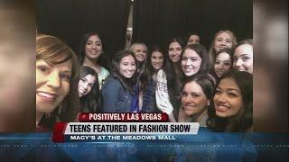 Volunteer teens talk about fashion show