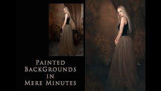 Paint Your Own Backgrounds in Minutes! | Easy Photoshop Painting